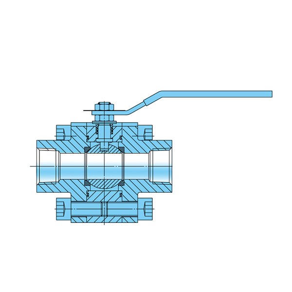 三片式螺纹或承插焊设计
