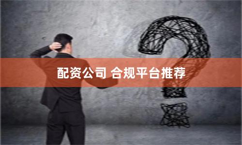 配资公司 合规平台推荐